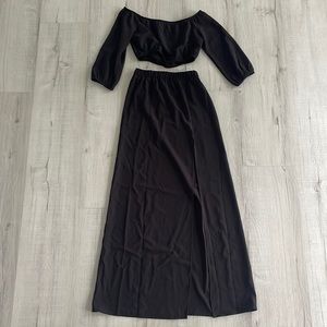 Two Piece Black Set - Small